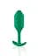 Анальна пробка B-Vibe Snug Plug 2, 10.5 см (зелений) - мініатюра 2
