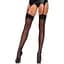 Прозорі панчохи зі швом Leg Avenue Sheer backseam stockings Black, One Size - мініатюра 1