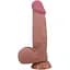 Фалоімітатор Baile Sliding Skin Bendable 8.5'' 21.8 см коричневий - мініатюра 1