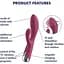 Вібратор-кролик Satisfyer Spinning Rabbit 1 Red - мініатюра 7