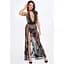 Сукня Noir Handmade F312 Divinity long fLocked mesh dress With open back - M - мініатюра 3