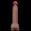 Фалоімітатор Dual Layered Silicone Nature Cock 9'' 23.5 см коричневий - мініатюра 4
