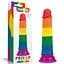 Фалоімітатор LoveToy Prider 7" 18.5 см райдужний - мініатюра 10