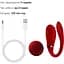 Смартвібратор для пар Zalo Fanfan set Bright Red, пульт ДК - мініатюра 7