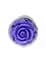 Металева анальна пробка Boss Jewellery Silver Plug Rose 9 см (фіолетовий) - мініатюра 3