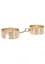 Наручники золотисті металеві Slave Wrist Cuffs Taboom - мініатюра 6
