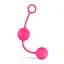 Вагінальні кульки зі зміщеним центром ваги Love Balls With Counterweight Pink - мініатюра 4