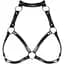 Портупея на груди Obsessive A740 harness Black O/S, штучна шкіра - мініатюра 1