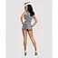 Еротичний костюм стюардеси Obsessive Stewardess 3 pcs costume grey S/M, сірий - мініатюра 4