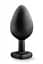 Анальна пробка з каменем BlushTEMPTASIA Bling Plug Medium Black - мініатюра 7