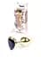 Анальная пробка Jawellery Gold Heart PLUG Black Boss Series 64-00038 98263 - миниатюра 1