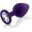 Набір силіконових анальних пробок із кристалом Rianne S: Booty Plug Set Purple - мініатюра 4