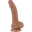 Фалоімітатор Sliding-Skin Dual Layer Dong 7.5'' 19.5 см коричневий - мініатюра 1