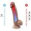 Фалоімітатор SilexD Tomas Premium Real Skin Flesh (8in MODEL 1) - мініатюра 4