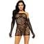Мини-платье Leg Avenue 2 PC Tube dress and gloves Black One size - миниатюра 3