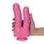 Подвійний фалоімітатор Toyz4lovers Romolo e Remo 7.5" 18.5 см (рожевий) - мініатюра 4