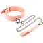 Нашийник з повідцем Liebe Seele Dark Candy Pink Collar with Leash рожевий - мініатюра 1