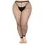 Панчохи Leg Avenue Industrial Net footless tights Black 1X/2X - мініатюра 1