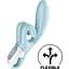 Вібратор-кролик Satisfyer Touch Me Blue - мініатюра 2