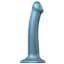 Насадка для страпону Strap-On-Me Mono Density Dildo Blue M одношаровий силікон гнучкий діаметр 3.3 см - мініатюра 1