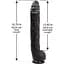 Фалоімітатор Doc Johnson Dick RambOne Cock Black - мініатюра 7