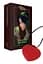Вібратор для клітора FairyGasm PleasureStone 5.5 см червоний - мініатюра 6
