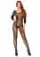 Бодістокінг Leg Avenue Swirl Lace Bodystocking One size Black ажурна тканина доступ - мініатюра 3