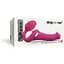 Безремінний вібрострапон з вакуумною стимуляцією Strap-On-Me MULTI ORGASM Fuchsia M - мініатюра 8