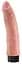 Вібратор King Cock Vibrating Cock 7 Inch 18 см тілесний - мініатюра 3