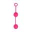 Вагінальні кульки зі зміщеним центром ваги Love Balls With Counterweight Pink - мініатюра 2