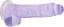 Фаллоимитатор Realrock Crystal Clear Dildo Realistic 8 21 см фиолетовый - миниатюра 3