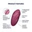 Вибростимулятор-пульсатор Satisfyer Tap & Climax 1 Red, эффект постукивания пальцем Satisfyer SX0566 99301 - миниатюра 4