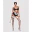 Еротичний костюм покоївки Obsessive Maidme set 5pcs L/XL - мініатюра 3