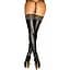 Панчохи Noir Handmade F135 Powerwetlook stockings - S - мініатюра 2