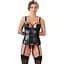Комплект Cottelli Collection Bondage Cami Suspender XL чорний - мініатюра 1