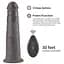 Вібратор Lovetoy Dual-Layered Silicone Nature Cock 8.0'' 20.5 см (чорний) - мініатюра 16
