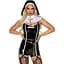 Эротический костюм Leg Avenue Vinyl Sinful Sister S Black One size - миниатюра 1