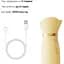 Вібратор з підігрівом та вакуумною стимуляцією клітора Zalo - ROSE Vibrator Lemon Yellow - мініатюра 6