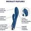 Вібратор-кролик Satisfyer Spinning Rabbit 1 Blue - мініатюра 7