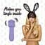 Вібратор для клітора FeelzToys Mister Bunny 13.5 см фіолетовий - мініатюра 5