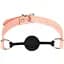 BDSM кляп Liebe Seele Dark Candy Breathable Silicone Ball Gag рожевий - мініатюра 1