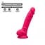 Фалоімітатор SilexD Johnny Pink (MODEL 1 size 7in), двошаровий, силікон + Silexpan, діаметр 3,8 см - мініатюра 2