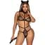 Еротичний костюм кішки Leg Avenue Roleplay Sex Kitten One size Black - мініатюра 1