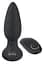 Анальна пробка Black Velvets Rotating Vibrating Plug 14 см (чорний) - мініатюра 5