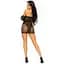 Мини-платье Leg Avenue 2 PC Tube dress and gloves Black One size - миниатюра 7