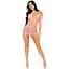 Сукня-сітка з сердечками Leg Avenue Heart net Mini dress Pink, зав’язки, відкриті плечі, One Size - мініатюра 8