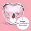 Металева анальна пробка I’MCUM Crystal Heart Розмір M з рожевим кристалом (IM-KGS005_M) - мініатюра 8