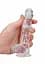 Фалоімітатор RealRock Crystal Clear 6” 17 см (прозорий) - мініатюра 4