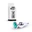 Анальна пробка B-Series HeavyFun Jewellery Silver Plug 9.5 см (зелений) - мініатюра 7