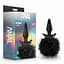 Анальна пробка Anal Adventures Rabbit Tail Plug 12,7 см (чорний) - мініатюра 5